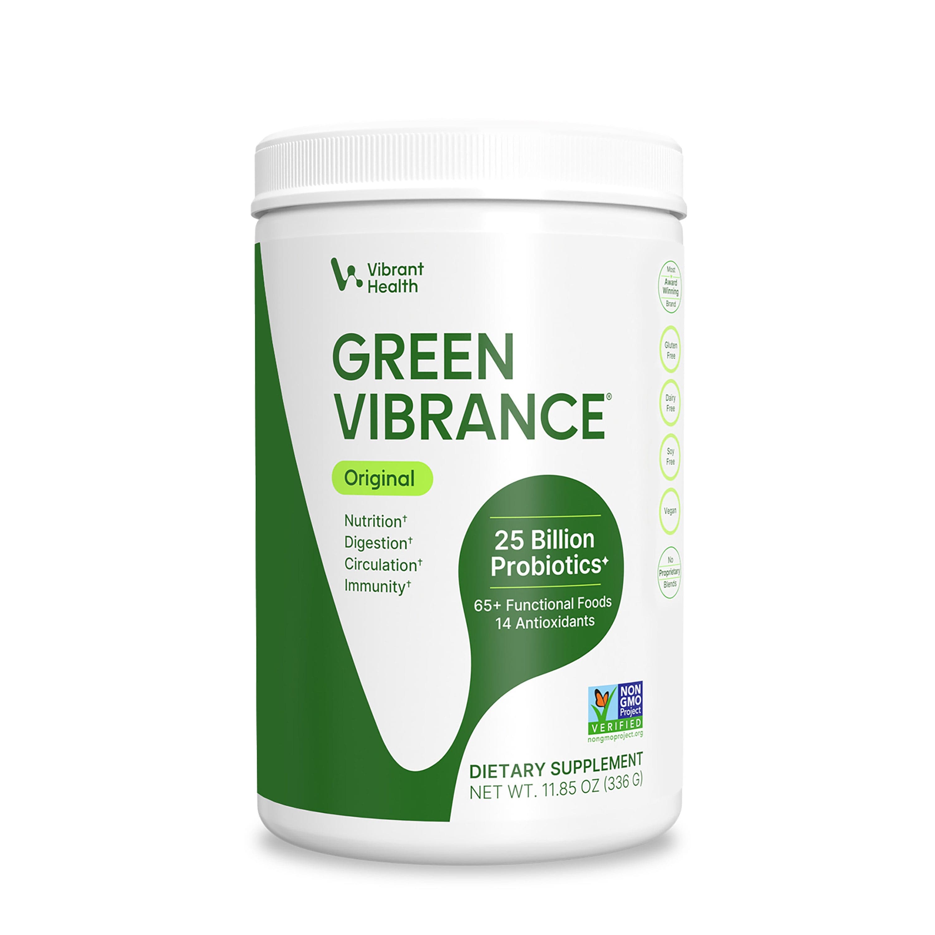 Green Vibrance 30 Day product image from Vibrant Health's public product page
